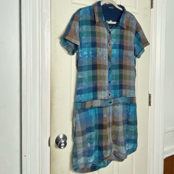 COPY - Chip Foster Emerald multicolor XL romper euc - Picture 4 of 14